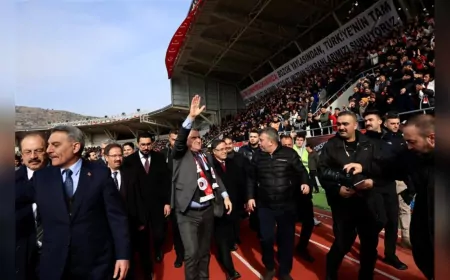 Bakan Osman Aşkın Bak, Yozgat Stadyumu'nun Açılışını Gerçekleştirdi