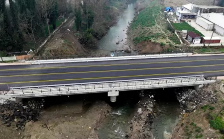 Akyazı ve Hendek’i Birbirine Bağlayan Yeniorman Köprüsü Afetlere Karşı Güçlendirildi