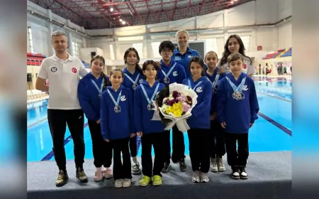 Eskişehir’in Su Perileri ve Prensleri Türkiye Şampiyonası’nda Zirvede