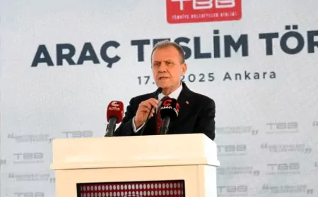 TBB 55 BELEDİYEYE 59 ARAÇ HİBE ETTİ, SEÇER: “ÖNCELİĞİMİZ DEPREM BÖLGESİ” [DETAY HABER]