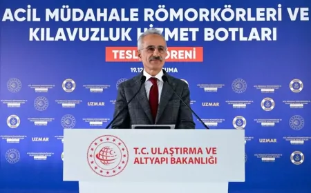 Ulaştırma ve Altyapı Bakanı Abdulkadir Uraloğlu: “Türk tersanelerinde inşa edilen 2 acil müdahale römorkörü ve 6 kılavuzluk botunu hizmete alıyoruz”