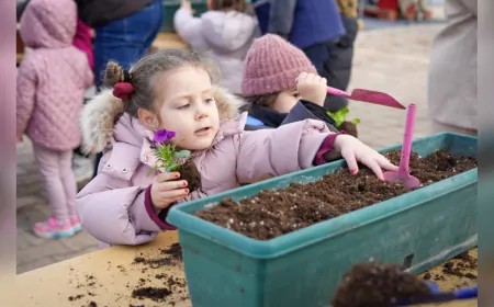 Minik Eller Doğayla Buluştu: Çocuklardan Yeşil Geleceğe Adım