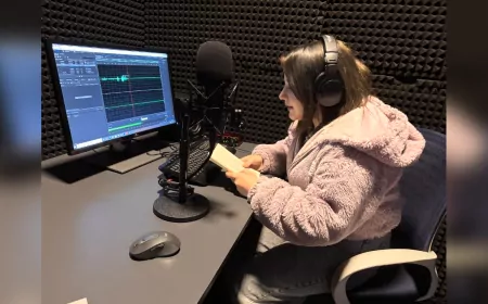 Öğrencilerden Çorum Belediyesi Sesli Kütüphane Projesine Ziyaret