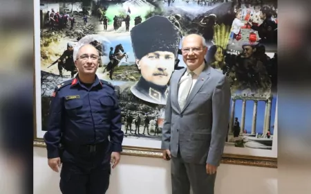 Eskişehir Ticaret Borsası Başkanı Ömer Zeydan’dan Tuğgeneral Erhan Demir’e Yeni Yıl Ziyareti