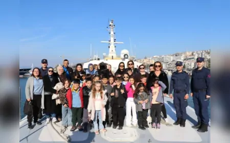 Sahil Güvenlik Komutanlığı, Aydın’da Minikleri Ağırladı