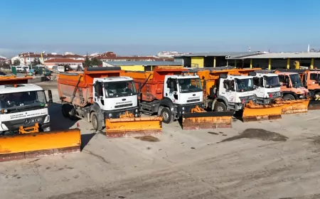 Eskişehir Büyükşehir Belediyesi Karla Mücadeleye Hazır