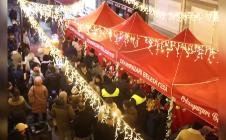 Odunpazarı Yeni Yıl Pazarı’na İlk Günden Yoğun İlgi