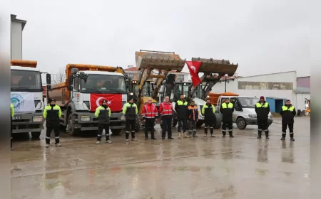 Odunpazarı Belediyesi Kışa Hazır: Karla Mücadele Ekipleri 7/24 Görevde