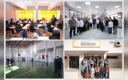 Bakan Yusuf Tekin’den Adana’da Sürpriz Lise Ziyareti