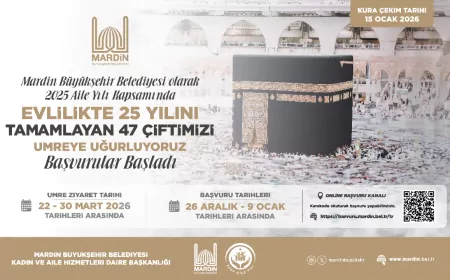 Mardin Büyükşehir Belediyesi’nden 47 Çifte Umre Hediyesi