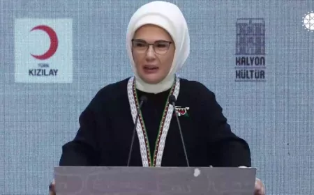 Emine Erdoğan: “Gazze’ye Atılan Bombalar, Hiroşima’nın 14 Katı Yıkım Gücüne Sahip”