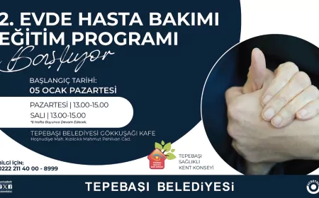 Evde Hasta Bakımı Eğitimi Devam Ediyor: İkinci Program Başlıyor