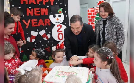 Başkan Ataç, Miniklerle Yeni Yıl Coşkusunu Paylaştı