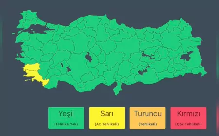 Meteoroloji’den Aydın ve Muğla İçin Kuvvetli Yağış Uyarısı