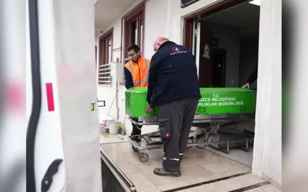 Düzce Belediyesi’nden Uçakla Ücretsiz Cenaze Nakli Hizmeti