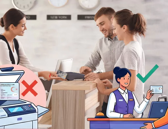 Konaklama Tesislerinde Kimlik Fotokopisi Dönemi Bitiyor Turizm Sektöründe T.C. Kimlik Belgesi Fotokopisi İçin KVKK’dan İlke Kararı