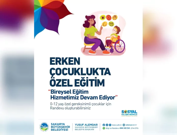 Büyükşehir’den Özel Gereksinimli Çocuklara SGM’de Bireysel Eğitim Desteği