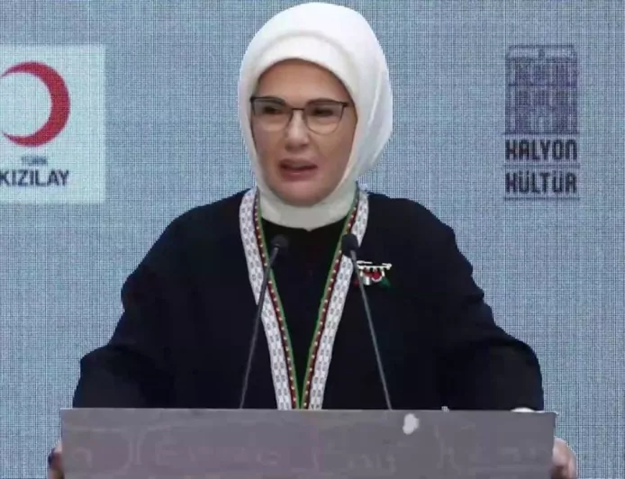Emine Erdoğan: “Gazze’ye Atılan Bombalar, Hiroşima’nın 14 Katı Yıkım Gücüne Sahip”