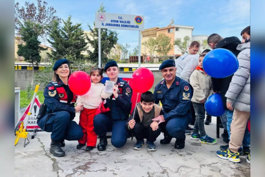 Aydın Jandarmasından Özel Gereksinimli Çocuklara “Sevgiyle” Farkındalık Etkinliği