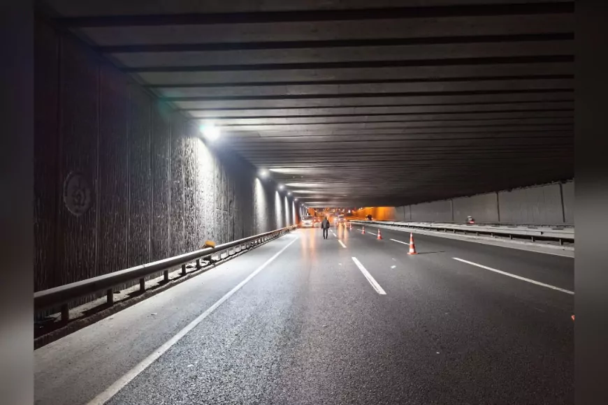 Kocaeli Büyükşehir’den Enerji Tasarrufu Hamlesi: Osmangazi Köprüsü Tüneli LED Işıklarla Yenilendi