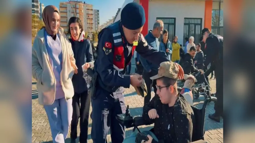 Batman Jandarma Ekiplerinden Özel Bireylere Anlamlı Ziyaret