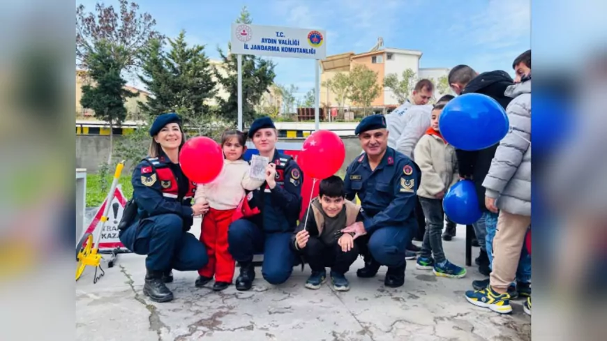 Aydın Jandarmasından Özel Gereksinimli Çocuklara “Sevgiyle” Farkındalık Etkinliği