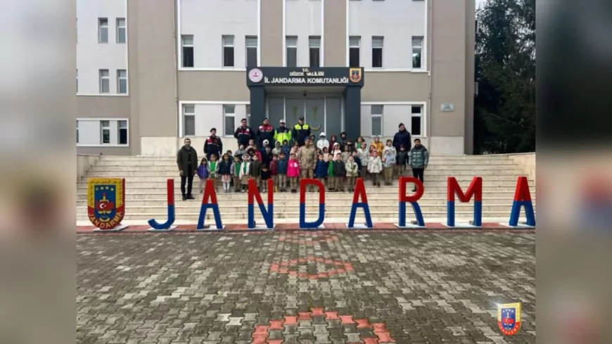 Balıkesir ve Düzce Jandarmasından Öğrencilere Yönelik Farkındalık Etkinlikleri
