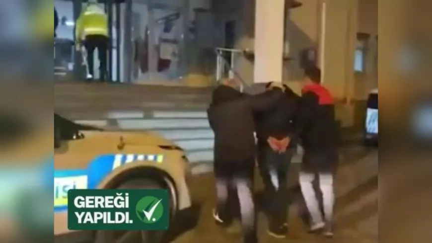 Dur İhtarına Uymayıp Polisin Üzerine Araç Süren Sürücü Tutuklandı