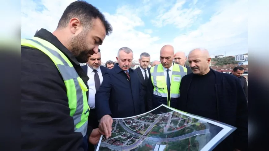 Başkan Büyükakın, Eskihisar Kavşağı’ndaki Çalışmaları Yerinde İnceledi