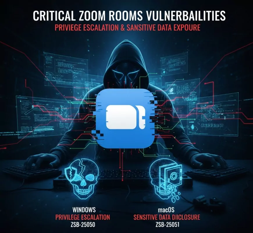 Zoom Rooms Güvenlik Açığı Alarmı: Windows ve macOS Sistemlerde Yetki Yükseltme ve Veri Sızıntısı Riski