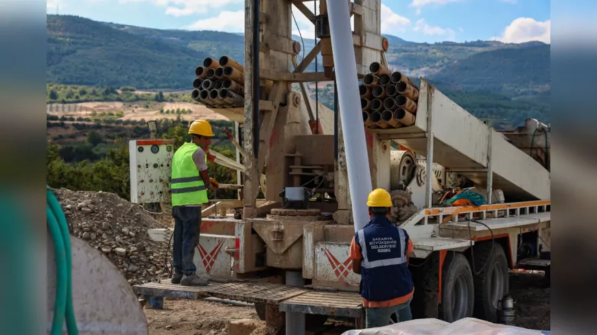 Geyve Doğantepe’ye 132 Metre Derinlikten Yüksek Kaliteli İçme Suyu