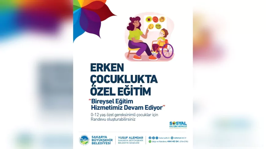 Büyükşehir’den Özel Gereksinimli Çocuklara SGM’de Bireysel Eğitim Desteği