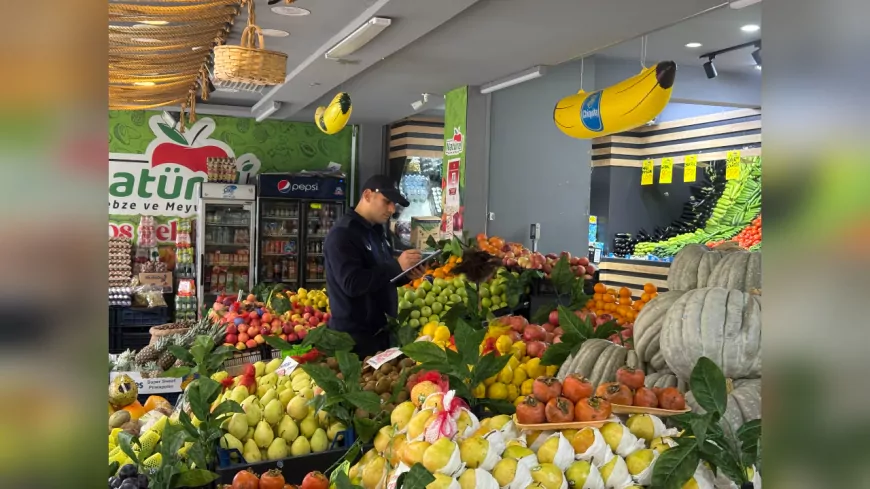 Çorum Belediyesi’nden Manav ve Marketlere Sıkı Denetim