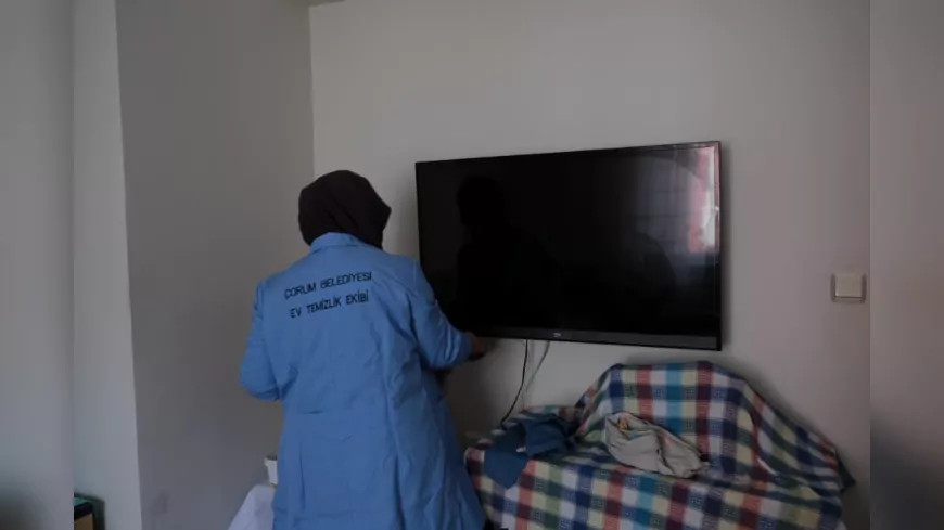 Çorum Belediyesi’nden 65 Yaş Üstüne Temizlik Hizmetiyle Gönüllere Dokunan Hizmet