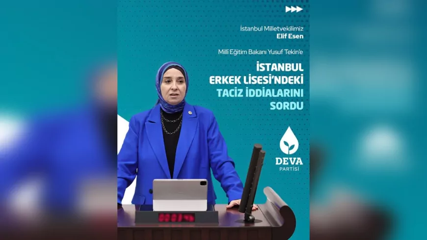 DEVA Partisi'nden İstanbul Erkek Lisesi’ndeki Olaylara Soru Önergesi