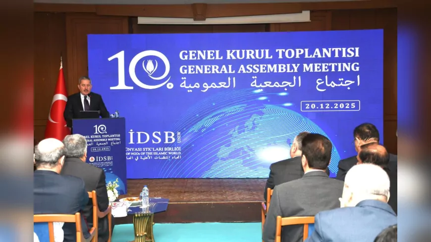 Bakan Yardımcısı Mahmut Gürcan, İDSB 10. Genel Kurulu’nda