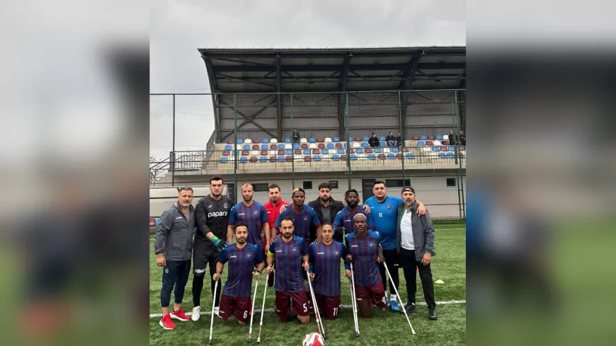 Trabzon Büyükşehir Belediyesi Ampute Futbol Takımı Zirve Takibini Sürdürüyor