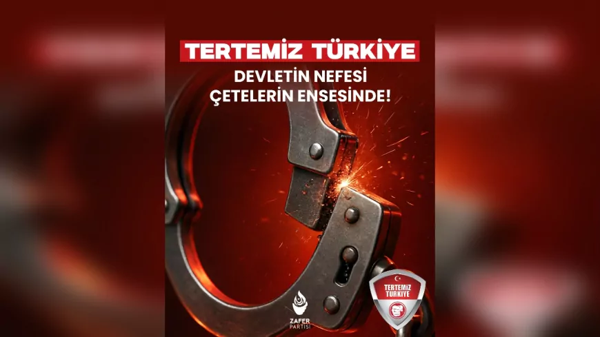 Zafer Partisi: “Zehir Servetlerine El Koyacağız, Bağımlılıkla Mücadeleyi Güçlendireceğiz”