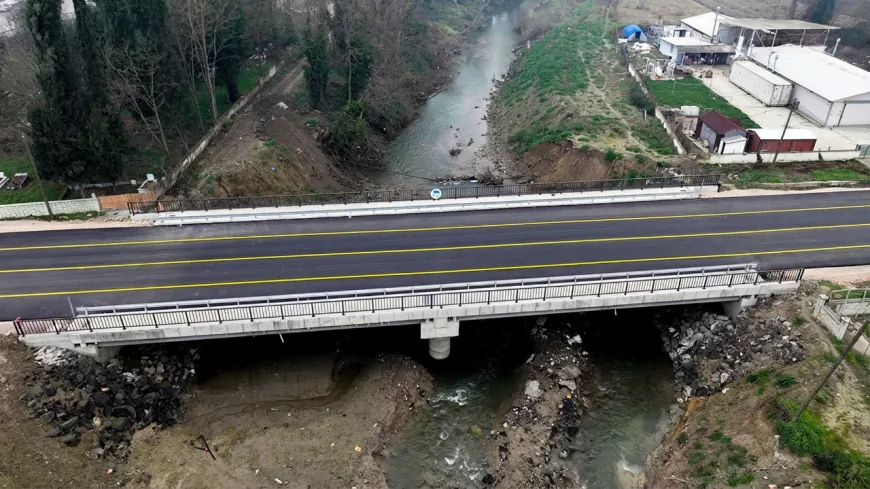 Akyazı ve Hendek’i Birbirine Bağlayan Yeniorman Köprüsü Afetlere Karşı Güçlendirildi