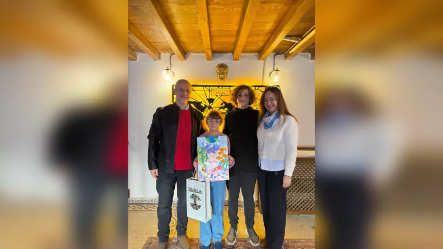 Muğlalı Elif Kayra Taşkaya’ya Uluslararası Barış Resim Yarışmasında Ödül