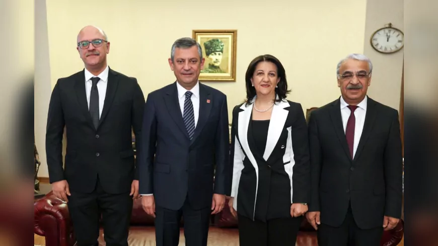 CHP Genel Başkanı Özgür Özel ve DEM Parti Heyeti Ortak Basın Açıklaması Yaptı