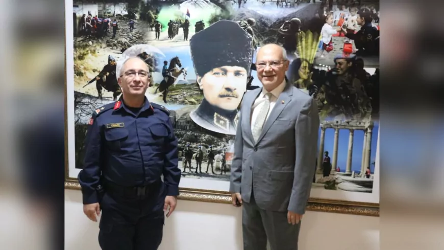 Eskişehir Ticaret Borsası Başkanı Ömer Zeydan’dan Tuğgeneral Erhan Demir’e Yeni Yıl Ziyareti