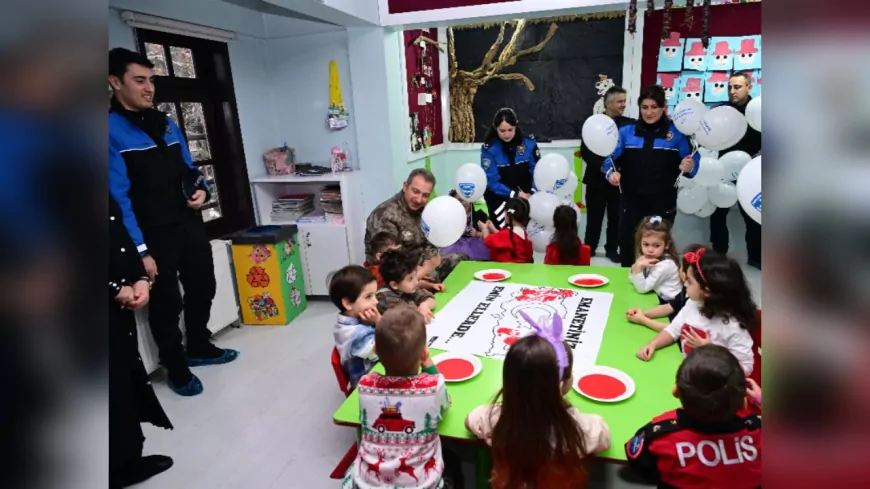 Amasya Emniyetinden Miniklere Sürpriz Ziyaret