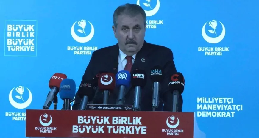 BÜYÜK BİRLİK PARTİSİ GENEL BAŞKANI MUSTAFA DESTİCİ: “UYUŞTURUCU BAHİS KUMAR HEPSİ YASAKLANMALI”