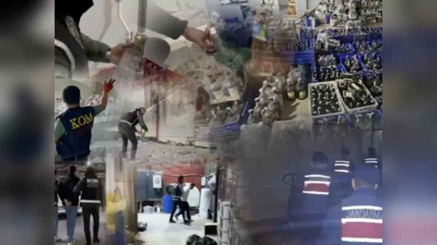 81 İlde Sahte ve Kaçak Alkole Geçit Yok: 91 Bin Litreden Fazla Alkol Ele Geçirildi