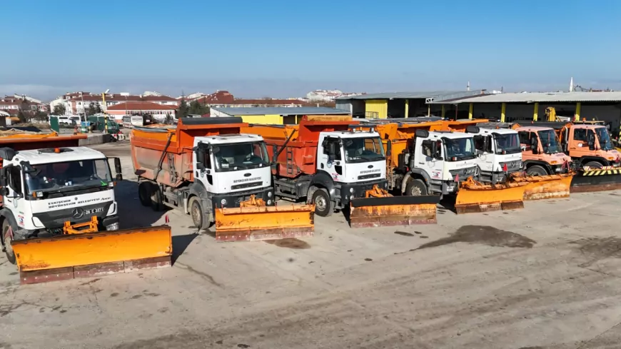 Eskişehir Büyükşehir Belediyesi Karla Mücadeleye Hazır