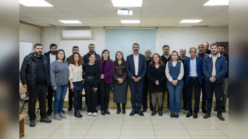 Diyarbakır Büyükşehir Belediyesi Başkanları KESK Şubeler Platformu’nu Ziyaret Etti