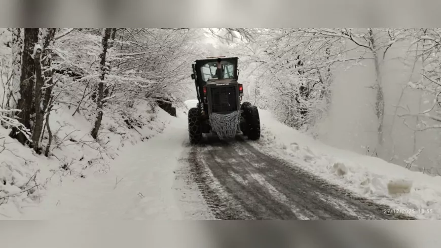 Trabzon Büyükşehir Ekipleri, Hasta Vatandaş İçin Kapalı Yolu Açtı