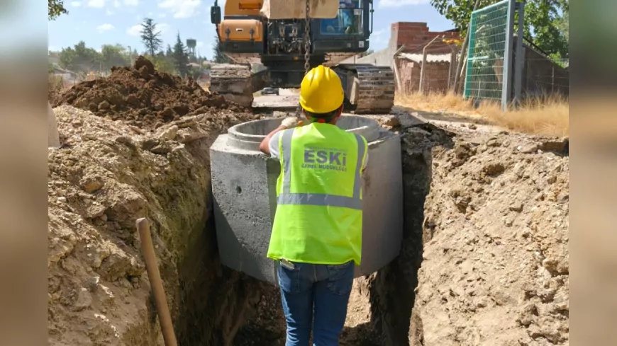 Çukurhisar’da Kanalizasyon Altyapısı Güçlendirildi