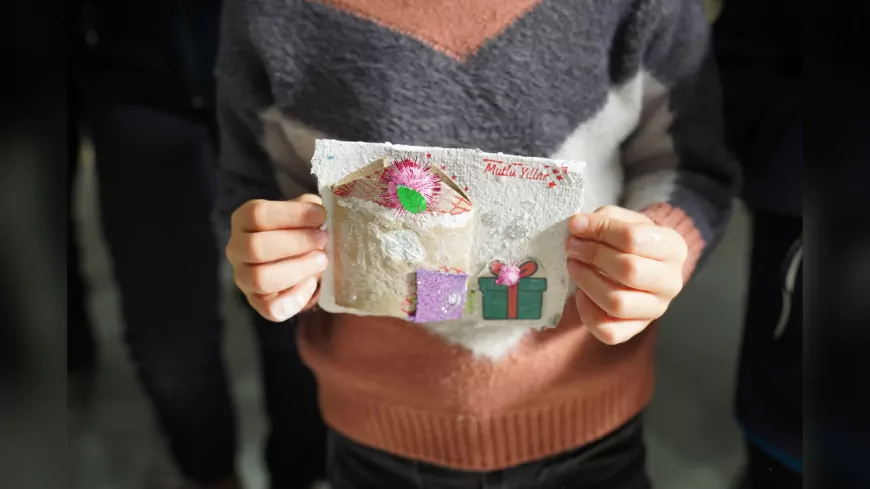 İklim İzcilerinden Yeni Yıla Anlamlı Mesaj: Geri Dönüştürülmüş Kartlarla Doğaya Umut